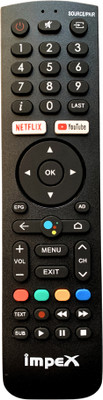 MechFox Television Remote Control Compatible for LED/LCD TV | RM-94V1 | IMPEX Remote Controller(Black)
