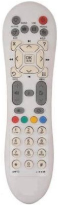 Fgkitoflex compatible Standard d2h Remote controller white Videocon remote controller white Video-con Remote Controller(White)