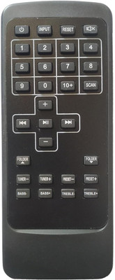 HDF Remote Control Works for iBall Tarang Lion 40 Watt BT 2.1 Bluetooth Multimedia Speaker Channel Wireless | 40 Watt BT 2.1 iBall Tarang Lion 40 Watt BT 2.1 Channel Wireless Bluetooth Multimedia Speaker Remote Controller(Black)