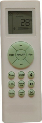 NixGlobal 201A 201 AC Remote Compatible for BLUESTAR AC Remote Controller(White)