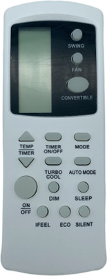 NixGlobal 210F AC Remote Compatible with WHIRLPOOL 1 / 1.5 / 2 TON AC Remote Controller(White)