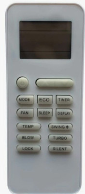 RISHI ENTERPRISES THIS REMOTE IS COMPATIBLE FOR GODREJ AC REMOTE (221) GODRJ Remote Controller(White)