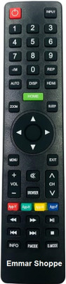 Emmar Shoppe Remote Control Compatible Smart Tv Elista Smart LCD/LED TV Remote Controller(Black)