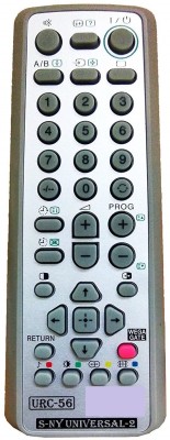 Nij URC-56 TV Compatible for CRT TV Remote Control Works Almost All Old TV Remote SONY Remote Controller(Grey)