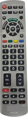 Akshita URC-97 TV Compatible For LED Smart TV Remote Control PANASONIC Remote Controller(Grey)