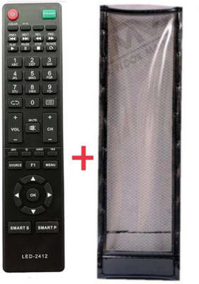 Ethex C-21 New TvR-49 Remote With cover (Remote+Cover) Tv Remote compatible for Intex Smart led/lcd Tv Remote Control Remote Controller(Black) Ethex C-21 New TvR-49 Remote With cover (Remote+Cover) Tv Remote compatible for Intex Smart led/lcd Tv Remote Control Remote Controller(Black)