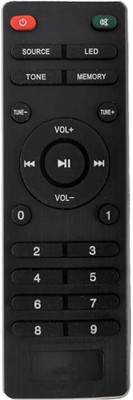 RESORB HT 51 Home Theatre Remote compatible with INTEX MEMORY multimedia speaker compatible with INTEX MEMORY Multimedia speaker . Remote Controller(Black)