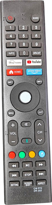 Ehop CW p75 DR-293 Compatible Remote Control for Smart TV Elista Remote Controller(Black)