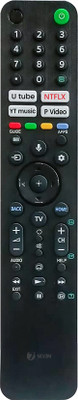 7SEVEN RMF-TX520p Compatible with Sony Bravia Tv Original Voice Control Remote Suitable For Smart TV X74K X75K X75AK A80J X80J X85J X90J X95J Series Sony Remote Controller(Black)