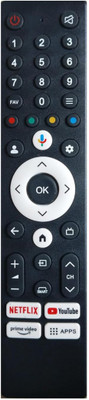 MASE Without Voice Replacement For Apps Onida Remote Controller(Black)