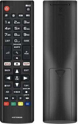 MIFKRT Led Lcd Universal Remote Control For 3d Smart Led/Lcd Lg Remote Controller (Exactly Same Remote Will Only Work) LG LCD / LED / UHD Remote Controller(Black)