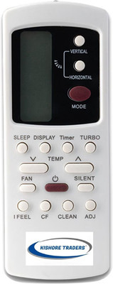 Kishore Traders Ac Remote Control Compatible With Sansui Ac JSE185SI2301 Sansui 1.5 Ton 5 star 4 in 1 convertible inverter split AC, JSE185SI2301 Remote Controller(White)