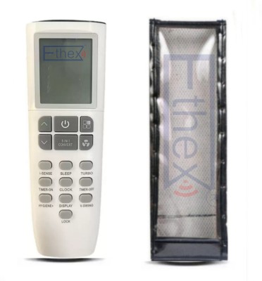 Ethex C-6 Re-259 Remote With cover (Remote+Cover) Ac Remote compatible for Godrej Ac Remote Controller(White)