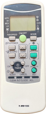MechFox AC Remote Control Compatible Split/Window Air Conditioner | Model No. AC-25B| Mitsubishi Remote Controller(White)