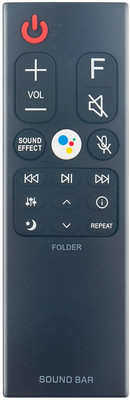 LUNAGARIYA  SL10YG AKB75595321 Compatible Remote Control For LG Sound Bar Remote Controller(Black)
