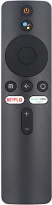 iJAKS Electronics Original Tv Remote Control Original with Voice Control Bluetooth MI Tv Remote Voice, Bluetooth Remote Controller(Black)