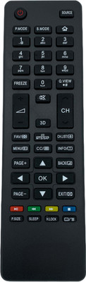 Xpecial HTR-08 A18H Remote Compatible with HAIER 4K SMART LED LCD TV Remote Controller(Black)