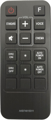 LipiWorld AKB74815311 Sound Bar System Remote Control Compatible For  LG Sound Bar Remote Controller(Black)