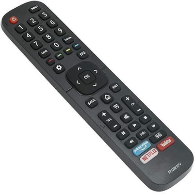 AACL Compatible with Panasonic Smart LED TV with Netflix YouTube and ZEE5 Hotkeys Without Voice Command,- (Please Match The Image with Your Old Remote) Black Remote Controller(Multicolor)
