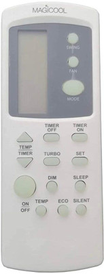 Emmar Shoppe Remote Compatible with Whirlpool Magicool VE-210 MGCL DLX 3S Split AC Whirpool Remote Controller(White)