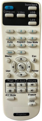 SHIELDGUARD Projector Remote Control 172 Compatible for Ep-son Projector Remote Controller(White, Black)