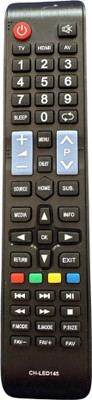 MechFox Television Remote Compatible LED/LCD TV Remote Control | RM-15B | Common Local CH-LED145 Remote Controller(Black)