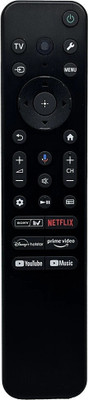RESORB LED 888 VOICE Compatible voice remote for UHD LED LCD HD Smart TV All Sony RMF-TX811D and Bravia Remote Controller(Black)