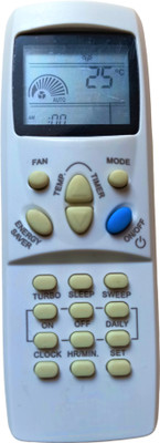 Ehop AC-100 Compatible Remote Control for Air Conditioner Split/Window Carrier Remote Controller(White)