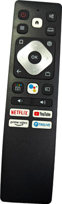 Ehop Acer Compatible Remote Control for  Android Smart TV Acer Remote Controller(Black)