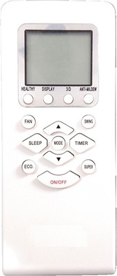 LipiWorld 141 AC Remote Compatible For  TCL AC Remote Controller(White)