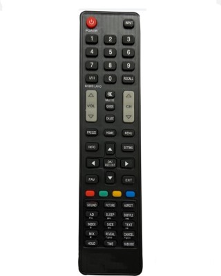 Sugnesh ®58N Tv Remote Compatible for Micromax Smart LED/LCD Tv Remote Control (Exactly same Remote will Only Work) Remote Controller(Black)