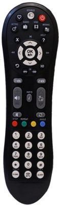 Xpecial D2H 3-D Function Remote Compatible for VIDEOCON D2H SET-TOP BOX Remote Controller(Black)