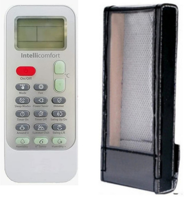 Ethex C-11 Re-129A Remote With cover (Remote+Cover) Ac Remote compatible for Whirlpool Ac Remote Controller(White)