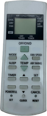 Xpecial 29G AC Remote Compatible with PANASONIC 1 / 1.5 / 2 TON AC Remote Controller(White)