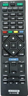 MechFox Home Theatre Remote Control Compatible Multimedia Speaker| HT-4 | Sony (AV System RM-ANU200) Remote Controller(Black)