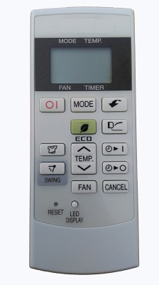 LipiWorld 156 AC Remote Compatible For  SHARP AC Remote Controller(White)