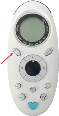 Paril Air Conditioner Remote Compatible For ONIDA ( MODE ) Replacement for Onida ac Remote (Exactly Same Remote Will Only Work) Remote Controller(White)