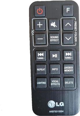 LUNAGARIYA . Compatible Remote Control for LG Aavante Bar/Sound Bar,Home Theater Remote Controller(Black)