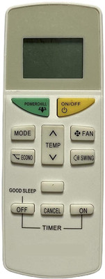 LUNAGARIYA AC Remote No.132A, Compatible with  AC Remote Control DAIKIN Remote Controller(White)