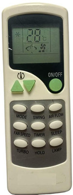 LUNAGARIYA AC Remote No.7B, Compatible with  AC Remote Control VOLTAS Remote Controller(White)
