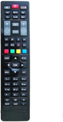 Sugnesh Dish Tv Set Top Box HD Remote, ( 2 pis COMBO ), Dish Tv HD Remote with Recording Remote Control Remote Controller(Black)