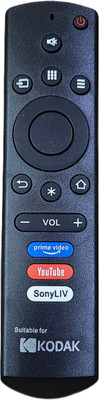 Electvision Remote Control for LED or LCD TV new small Compatible with kodak tv remote, kodak smart tv remote original, thomson tv remote Remote Controller(Black)