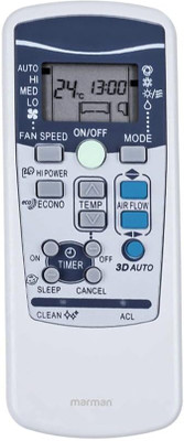 Marman Compatible with Mitsubishi AC Remote Control Model 25 Suitable for 1 | 1.5 | 2 Ton Split and Window AC-Match Remote Key by Key with Existing Mitsubishi Air Conditioner Remote Controller(White) Marman Compatible with Mitsubishi AC Remote Control Model 25 Suitable for 1 | 1.5 | 2 Ton Split and Window AC-Match Remote Key by Key with Existing Mitsubishi Air Conditioner Remote Controller(White)