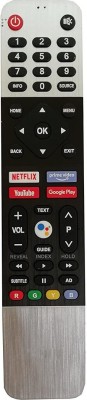 OG SMART 4K LED Remote NETFLIX YOUTUBE GOOGLE PLAY Compatible with (Without Voice Function) VU SMART LED LCD TV Remote Controller(Black)