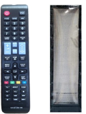 Paril (Remote+Cover) Tv Remote compatibl for china assemble Smart led/lcd Tv TvR-9 RC With PU Leather Protective Cover( EXACTLY SAME REMOTE WILL ONLY WORK) Remote Controller(Black)