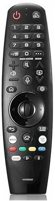 Tech Vibes MR19GA , MR20GA (Non Voice and Non Bluetooth) LG Remote Controller(Black)