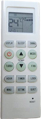 Gezok Compatible  AC Remote Napolean Remote Controller(White)