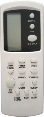 LipiWorld 31D AC Remote Control (Old Remote Exactly Same Remote Will Only Work) Compatible For Bluestar AC Remote Controller(Grey)