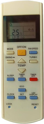 Kritex 29 I AC Remote Compatible for Croma Remote Control Remote Controller(White)