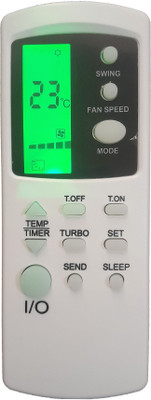 LipiWorld 31 AC Remote Control With Display Light Backlight Compatible For  VOLTAS AC Remote Controller(Grey)